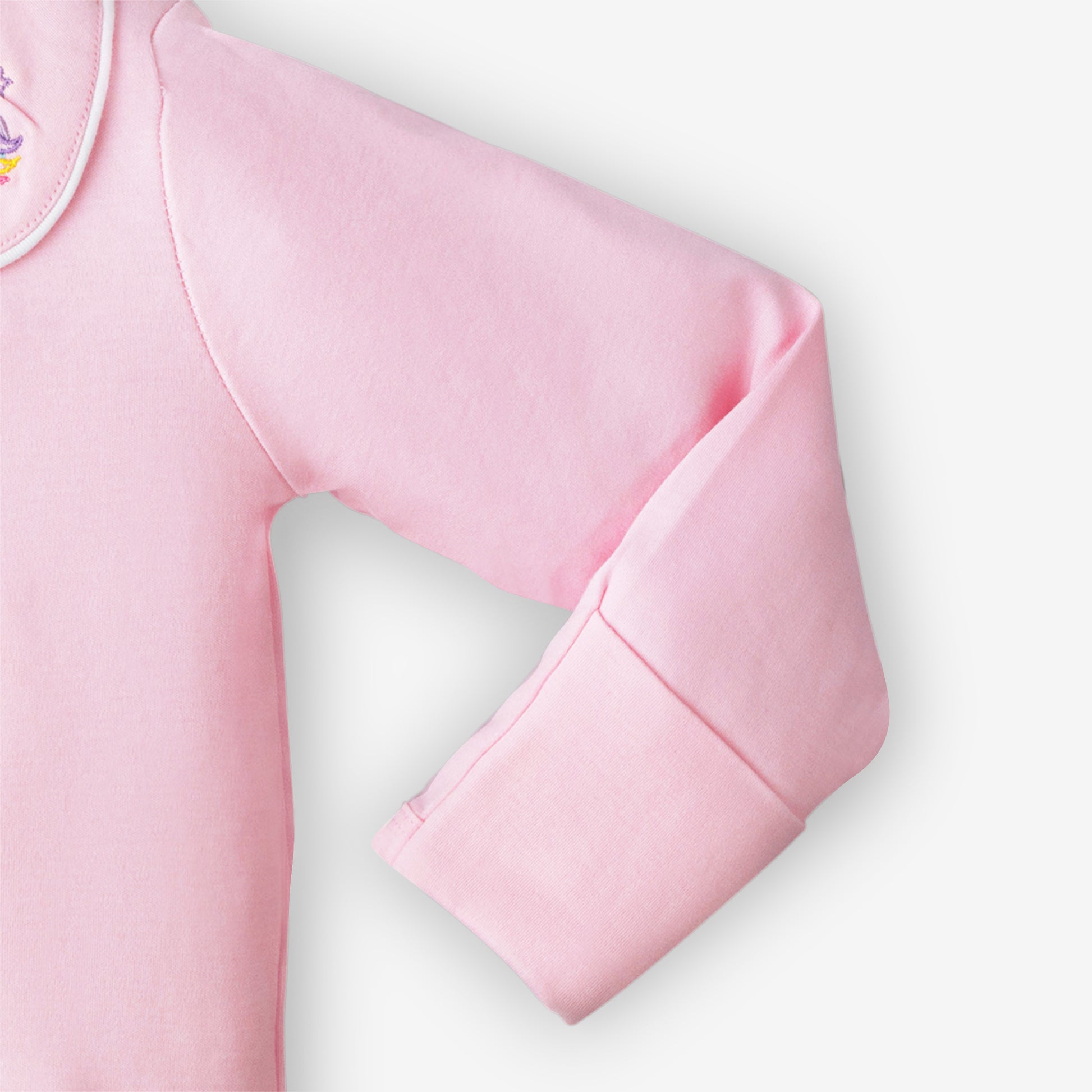 Supima Unicorn Peterson collar babysuit