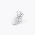 Supima White Baby Booties