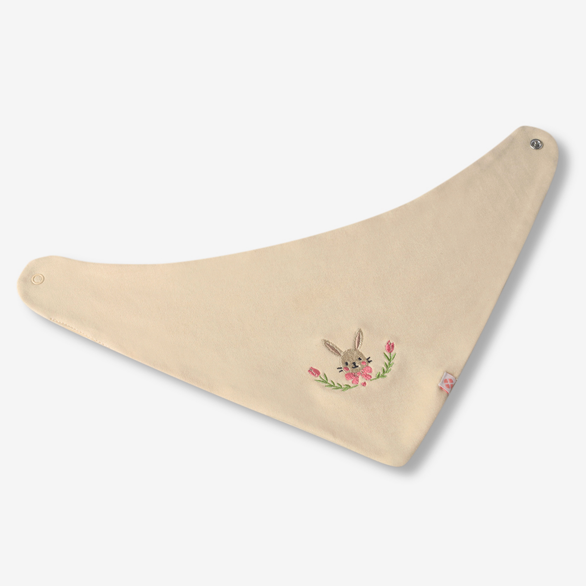 Supima Woodland Animal Baby Bib