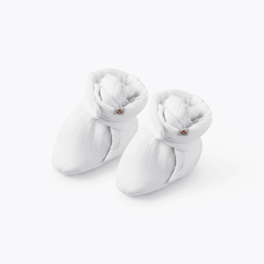 White Baby Booties